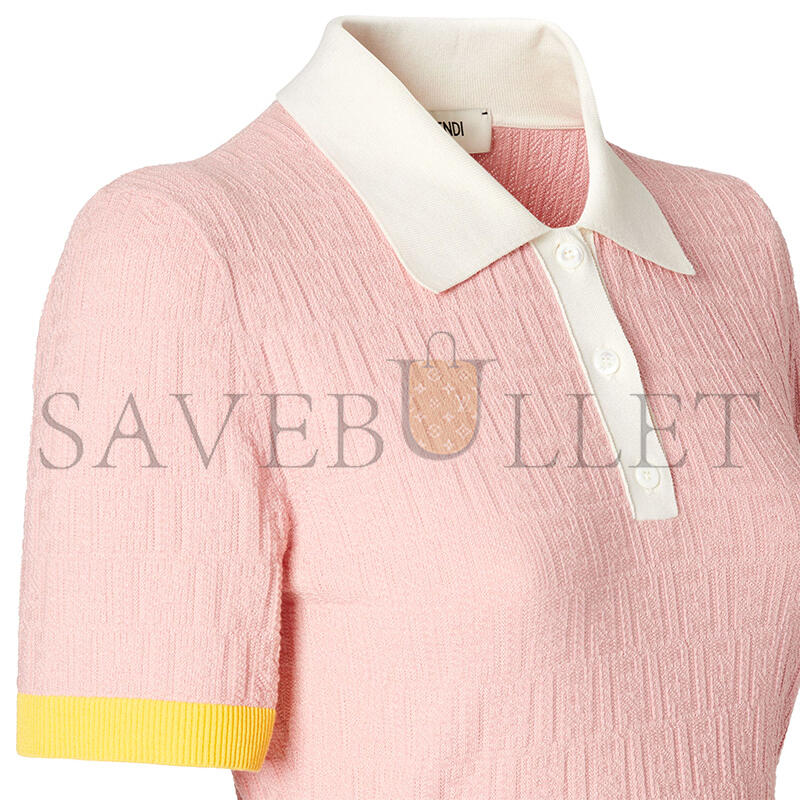 F**di dress pink ff fzde35aw4sf1w0s